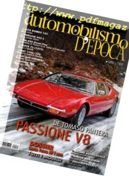 Automobilismo d’Epoca – Febbraio 2018