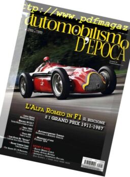 Automobilismo d’Epoca – Marzo 2018