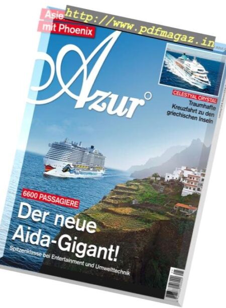 Azur Magazin – September-Oktober 2018 Cover