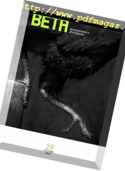 Beta Developments in Photography – October 2018