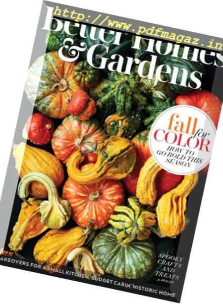 Better Homes & Gardens USA – October 2018 Cover