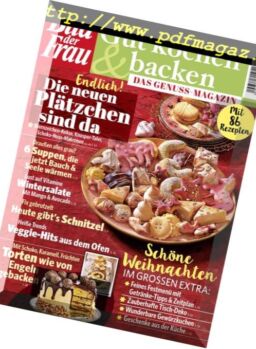 Bild der Frau Gut Kochen & Backen – November-Dezember 2018