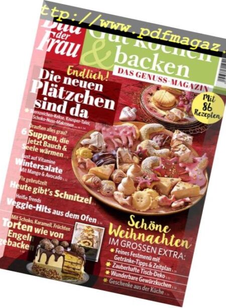 Bild der Frau Gut Kochen & Backen – November-Dezember 2018 Cover