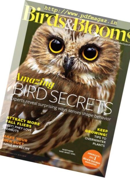 Birds & Blooms – October-November 2018 Cover