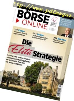 BOrse Online – 18 Oktober 2018