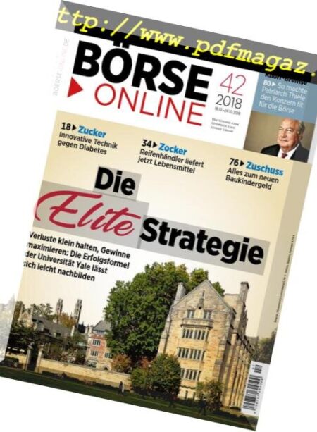 BOrse Online – 18 Oktober 2018 Cover