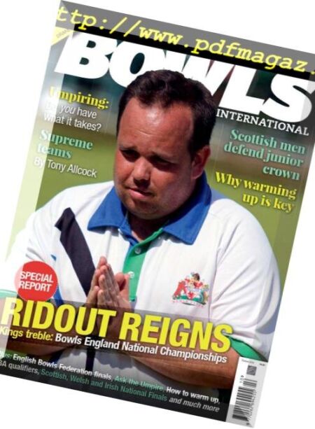 Bowls International – September 2018 Cover