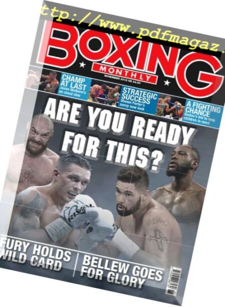 Boxing Monthly – November 2018 Cover
