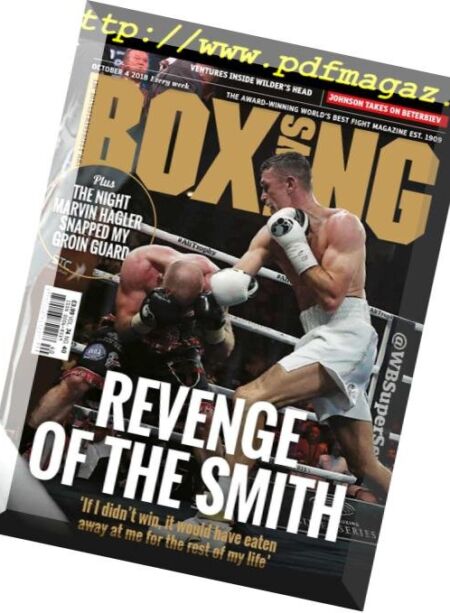 Boxing News – October 04, 2018 Cover