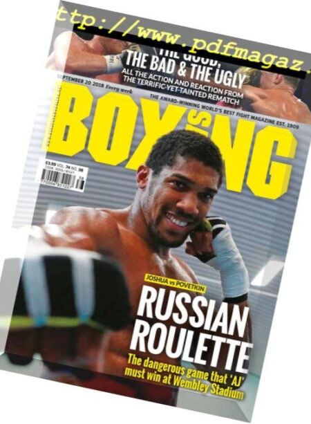 Boxing News – September 20, 2018 Cover
