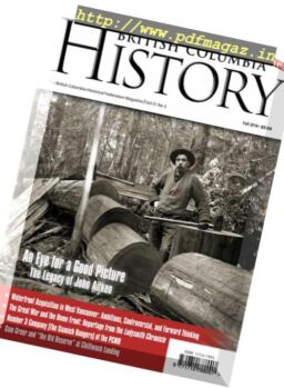 British Columbia History – September 2018