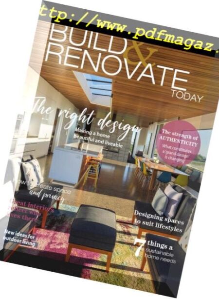 Build & Renovate Today – Issue 20, 2018 Cover