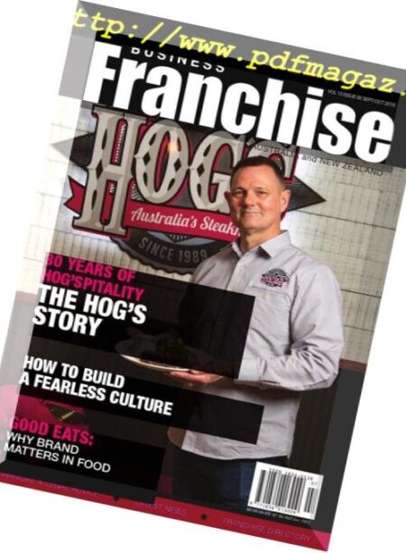 Business Franchise Australia & New Zealand – September 2018 Cover