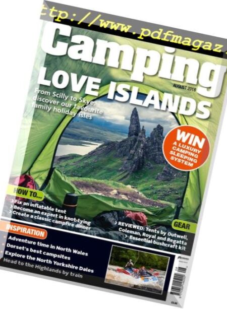 Camping – August 2018 Cover