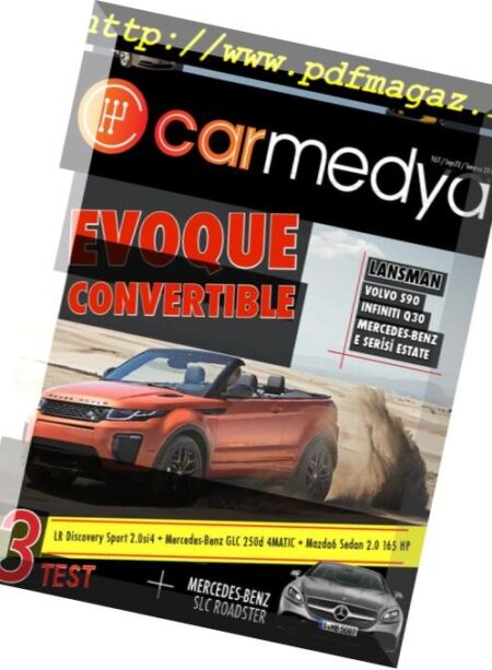 Carmedya – Agustos 2016 Cover