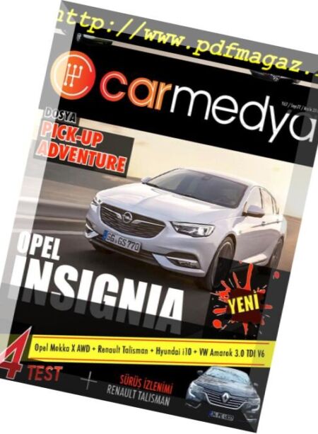 Carmedya – Aralik 2016 Cover