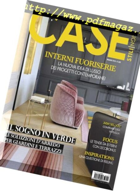 Case & Stili – Maggio 2018 Cover