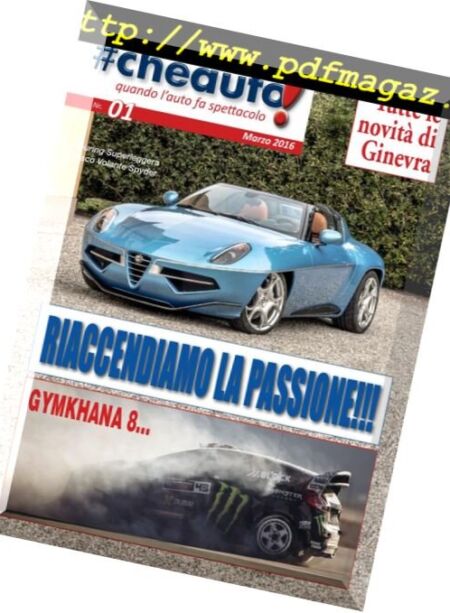 #cheauto! – aprile 2016 Cover