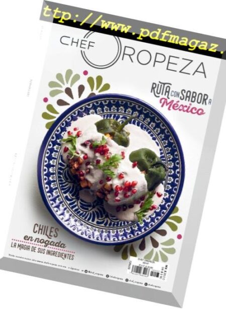 Chef Oropeza – Septiembre 2018 Cover