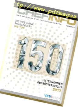 Chefinfo – Dezember 2017