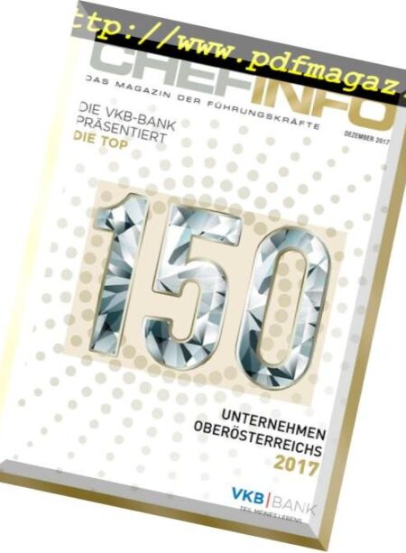 Chefinfo – Dezember 2017 Cover