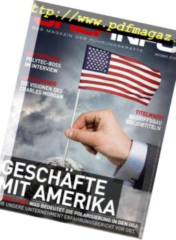 Chefinfo – Oktober 2016