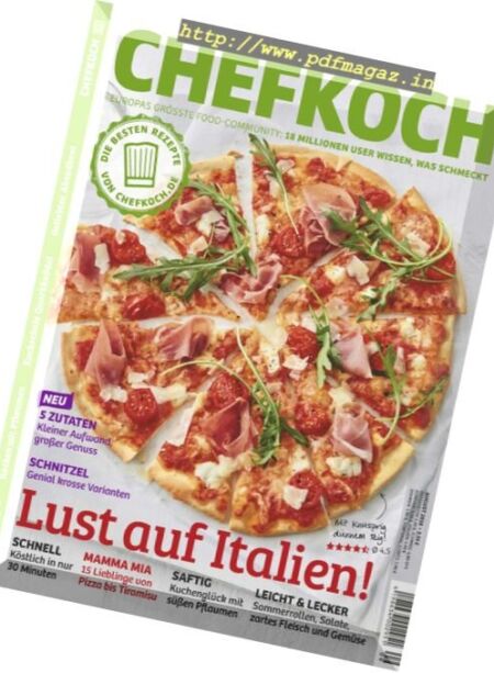 Chefkoch – September 2018 Cover