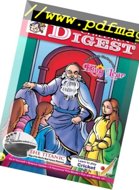 Children’s Digest – March 2017 Cover