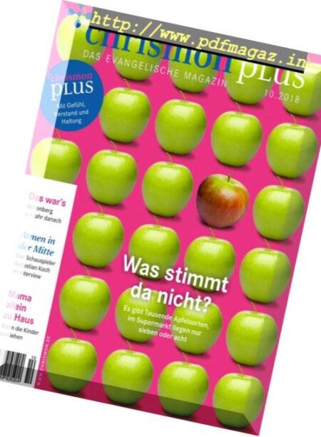 chrismon plus – Oktober 2018 Cover
