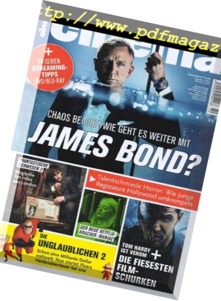 Cinema Germany – Oktober 2018 Cover