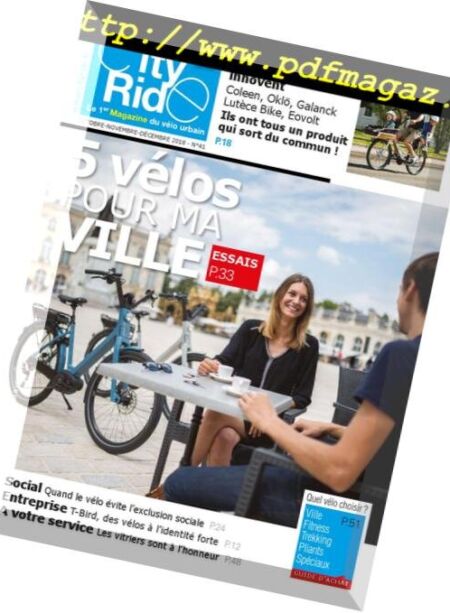 City Ride – octobre 2018 Cover