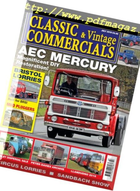 Classic & Vintage Commercials – July 2016 Cover