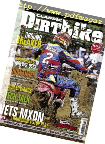 Classic Dirt Bike – November 2016 Cover
