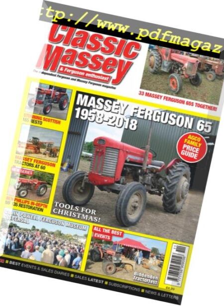 Classic Massey – November-December 2018 Cover