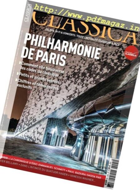 Classica – septembre 2018 Cover