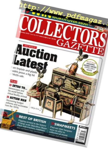 Collectors Gazette – November 2018 Cover