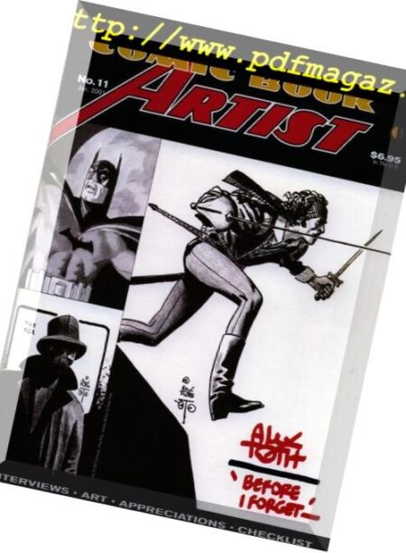 Comic Book Artist – 2001-11A Cover