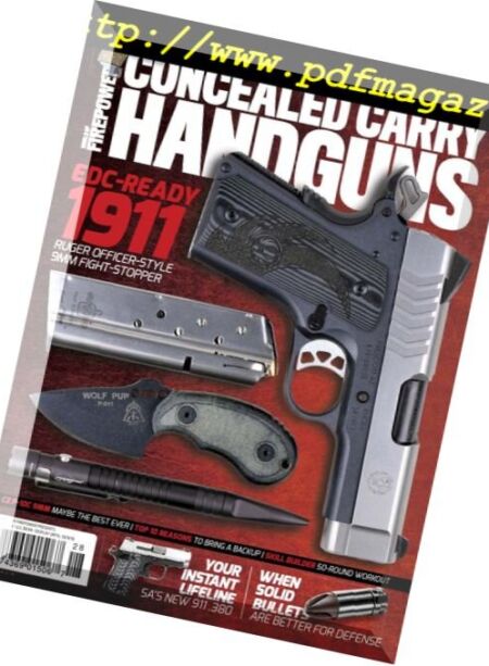 Concealed Carry Handguns – August 2018 Cover
