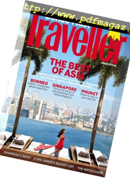 Conde Nast Traveller India – August-September 2014 Cover