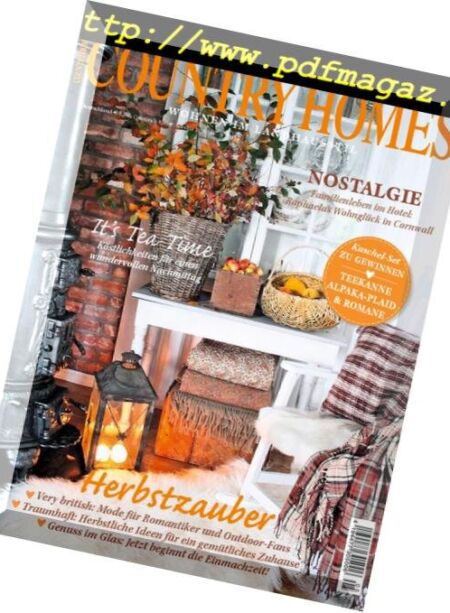 Country Homes Germany – August 2018 Cover