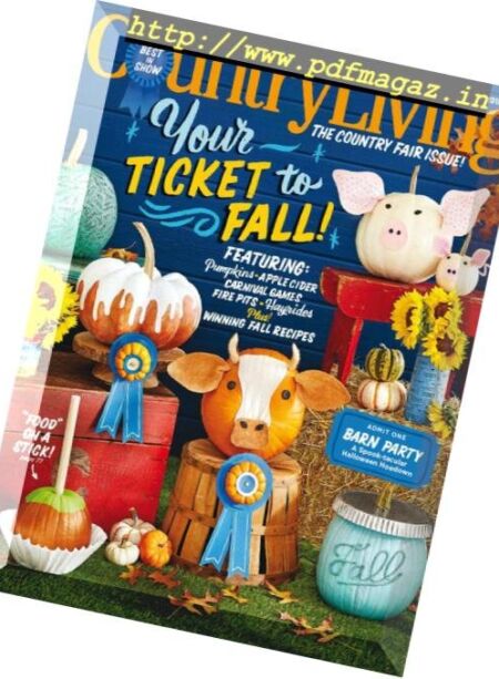Country Living USA – October 2018 Cover