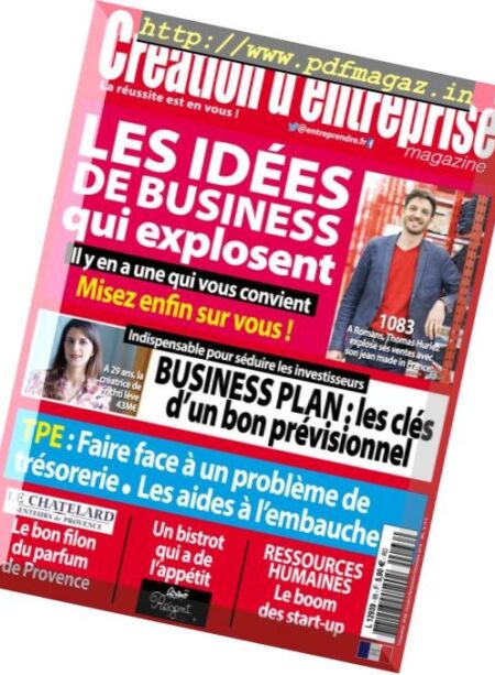 Creation d’Entreprise – Octobre-Decembre 2018 Cover