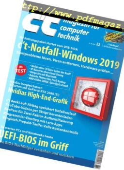 c’t Magazin – 13 Oktober 2018