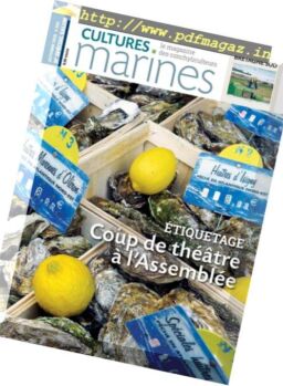 Cultures Marines – Octobre 2018