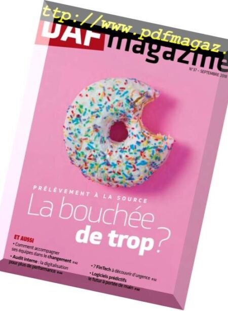 DAF Magazine – Septembre 2018 Cover