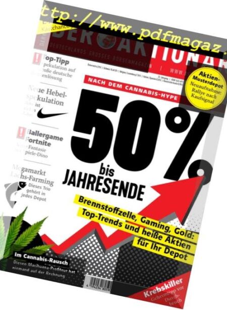 Der Aktionar – 28 September 2018 Cover