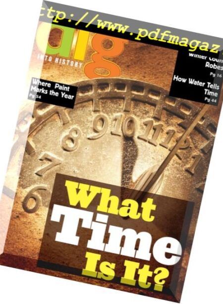 Dig Into History – September 2016 Cover