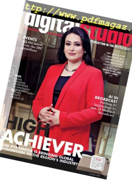 Digital Studio Middle East – October 2018 Cover