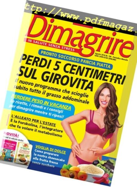 Dimagrire – Agosto 2018 Cover