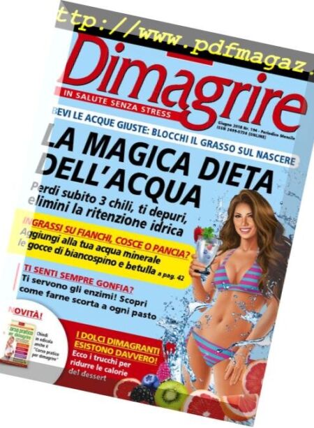Dimagrire – Giugno 2018 Cover